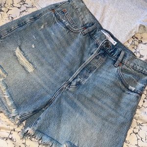 Garage Vintage Cut-Off Denim Jean Shorts- 05/27- Robin Blue